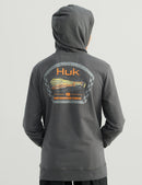 Huk Kids Edisto Fast Badge Terry Hoodie-1