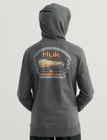 Huk Kids Edisto Fast Badge Terry Hoodie