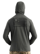 Huk and Bars Hoodie Tee - Dark Shadow-2