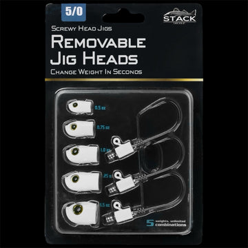 Buy white Stack Tackle Screwy Head Jigs 5/0