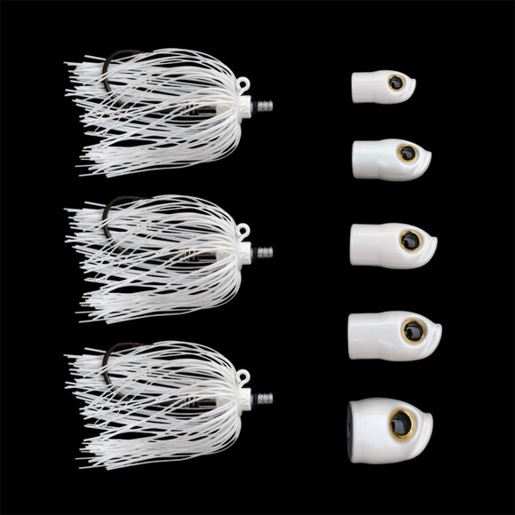 Stack Tackle Screwy Jig Head w/Skirts 5/0
