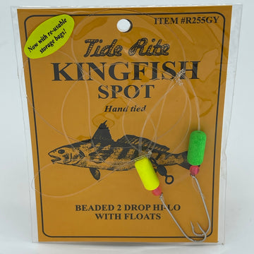 TideRite R255 Hi-Lo Kingfish/Spot Rig w/Pill Floats & Long Shank Hooks - 0