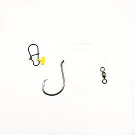 Jigging World Striped Bass Chunking Rig w/Fish Finder Size 8/0 In-Line Circle Baitholder Hook