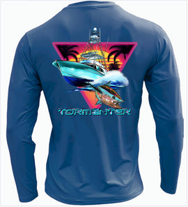 Tormenter SPF 50 Performance Shirt - Days End Dark Blue