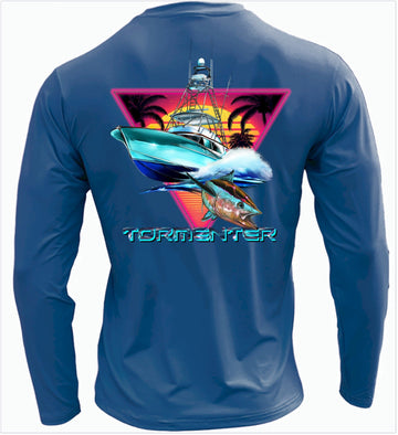 Tormenter SPF 50 Performance Shirt - Days End Dark Blue