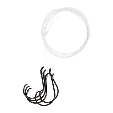 Eagle Claw L800C2H Striper Inline Circle Octopus 36" Snell Platinum Black