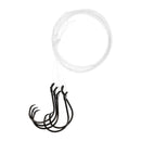 Eagle Claw L800C2H Striper Inline Circle Octopus 36" Snell Platinum Black-2