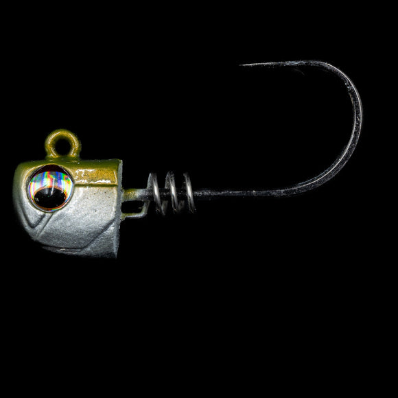 NLBN 3" Jig Heads Green Back