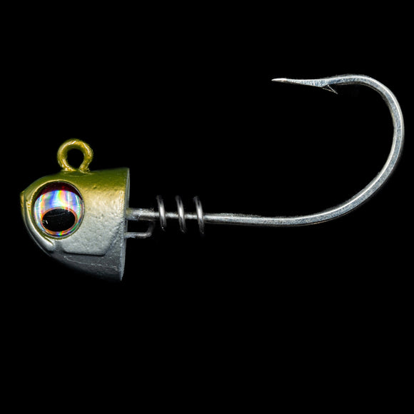 NLBN 5" Jig Heads Green Back