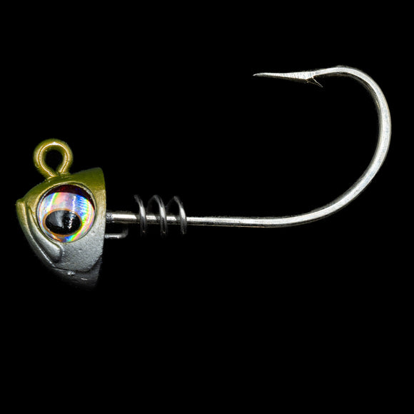 NLBN 5" Jig Heads Green Back