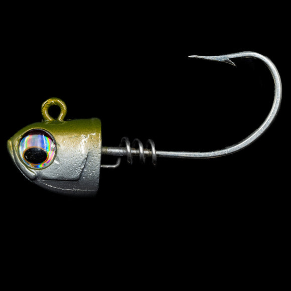 NLBN 5" Jig Heads Green Back