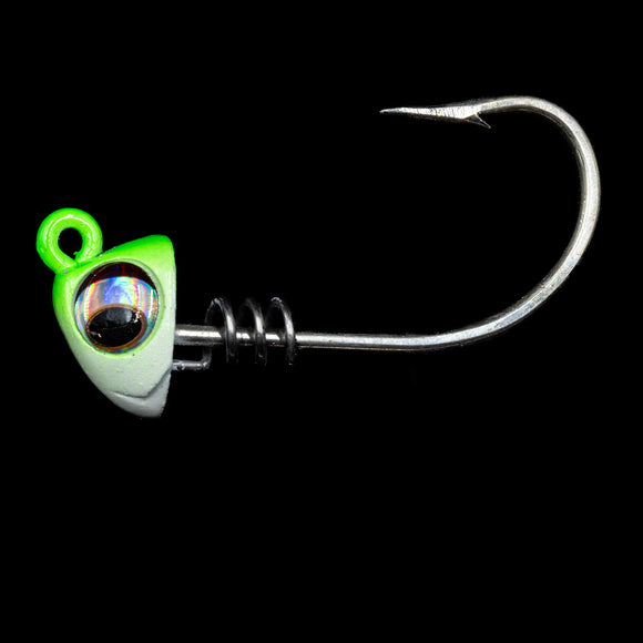 NLBN 5" Jig Heads Limesider