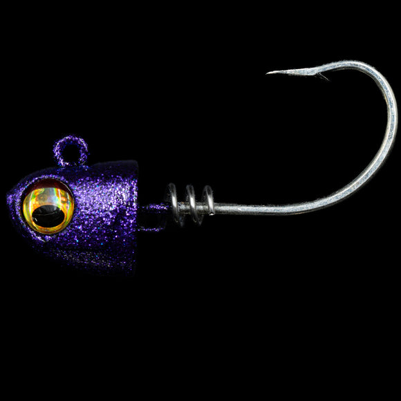 NLBN 5" Jig Heads Purple Haze