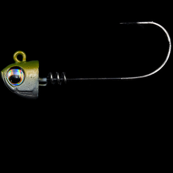 NLBN - 8" 2X Jig Heads Green Back