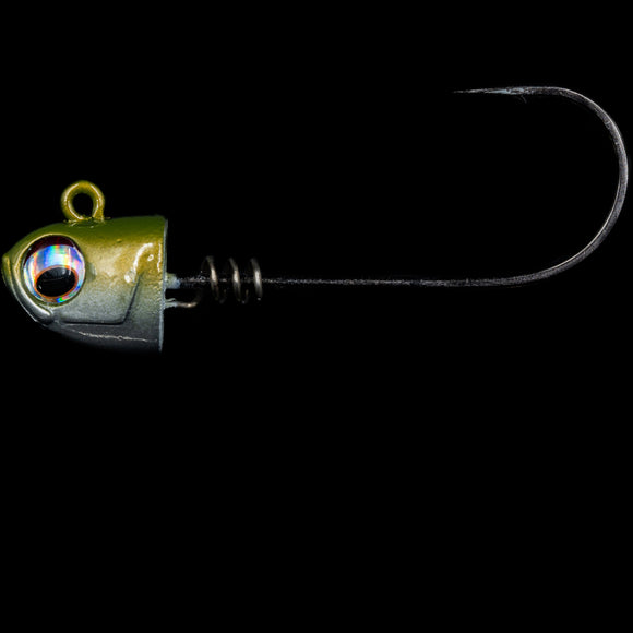 NLBN - 8" 2X Jig Heads Green Back