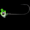 NLBN - 8" 2X Jig Heads Limesider-2