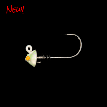 NLBN 3" Shrimp Jig Heads Wasabi - 0