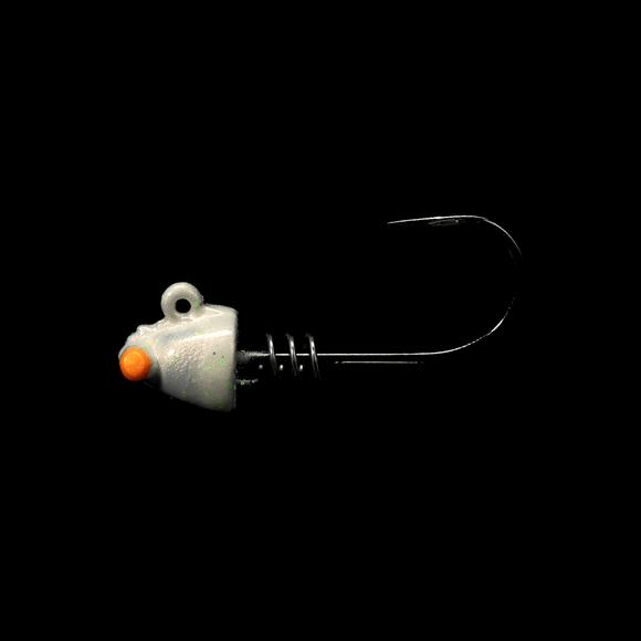 NLBN 3" Shrimp Jig Heads Wasabi