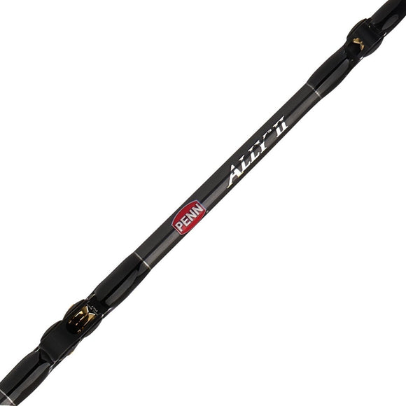 Penn Ally II 6ft Heavy 50-80lb PacBay Roller Guides Bent Butt Conventional Boat Rod - ALLYBWII5080C60ARBB