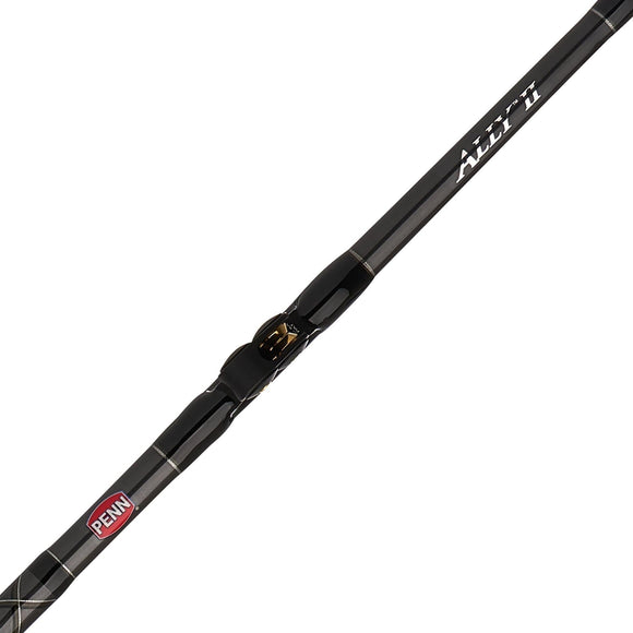 Penn Ally II 6ft Heavy 50-80lb PacBay Roller Guides Straight Butt Conventional Boat Rod - ALLYBWII5080C60AR