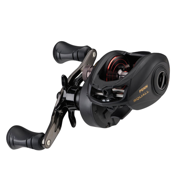 Penn Squall SQL300LPHS Low Profile Baitcast Reel - Right-Hand - Ratio 9.2:1