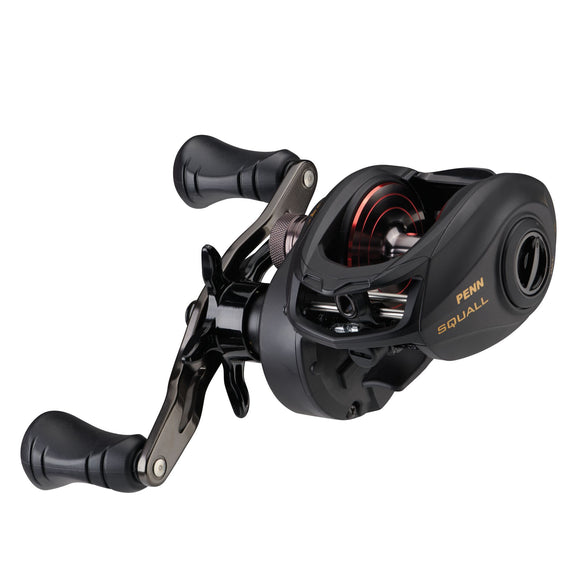 Penn Squall SQL300LPHS Low Profile Baitcast Reel - Right-Hand - Ratio 9.2:1
