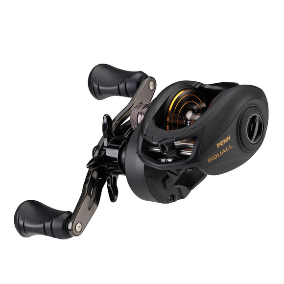 Penn Squall SQL300LP Low Profile Baitcast Reel - Right-Hand - Ratio 7.3:1