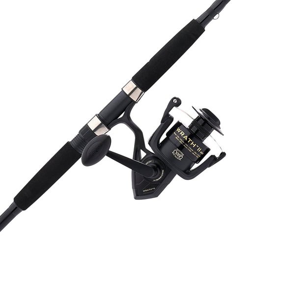 Penn Wrath II PRE-SPOOLED 9ft Med/Heavy Action Spinning 2pc Combo - WRTHII6000902MH