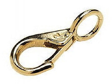 SeaChoice Brass Fast Eye Snap 1pk