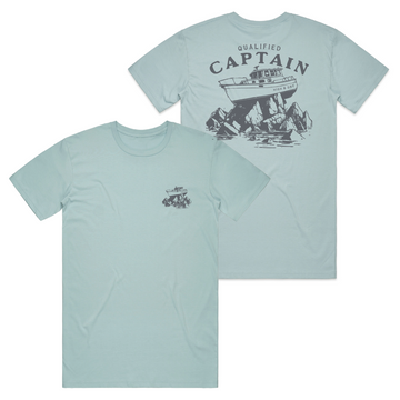 The Qualified Captain On The Rocks Tee - Bone - 0