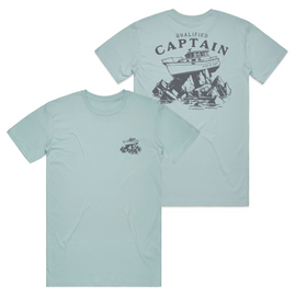 The Qualified Captain On The Rocks Tee - Bone - 0