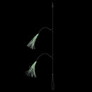 Jigging World Tilefish Hi-Lo Circle Hook 8/0 - 6" Glow Squid Rigs-3