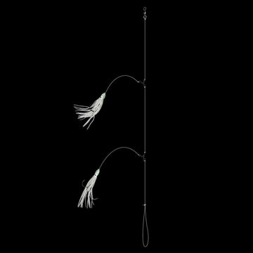 Buy chartreuse-glow Jigging World Tilefish Hi-Lo Circle Hook 8/0 - 6" Glow Squid Rigs