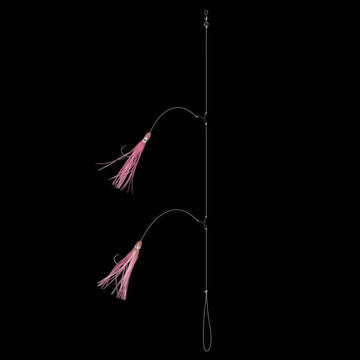 Buy pink-glow Jigging World Tilefish Hi-Lo Circle Hook 8/0 - 6" Glow Squid Rigs