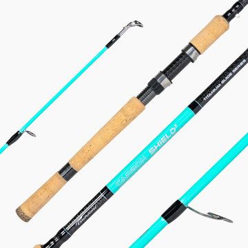 Tsunami Carbon Shield III Inshore Spinning Rod - Seafoam