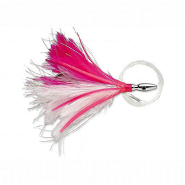 Buy pink-white Williamson Flash Feather 4" Rigged w/4ft 80lb Mono and 3/0 Hook