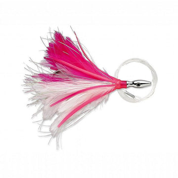 Buy pink-white Williamson Flash Feather 4" Rigged w/4ft 80lb Mono and 3/0 Hook