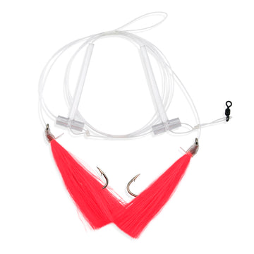 Buy fw-1ep-pink Aqua-Clear Hi-Lo Solid Color Flounder/Fluke/Weakfish/Croaker Rig w/ 3/0 Nickel Octopus Hooks