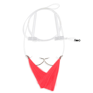 Buy fw-1epss-pink Aqua-Clear Hi-Lo Solid Color Flounder/Fluke/Weakfish/Croaker Rig w/ 3/0 Nickel Wide Gap Hooks