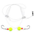 Aqua-Clear Hi-Lo Kingfish/Spot/Perch Rig w/Floats #2 Circle Hooks-3