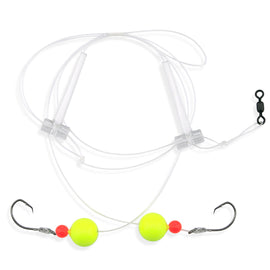 Buy kf-4cc-chartreuse Aqua-Clear Hi-Lo Kingfish/Spot/Perch Rig w/Floats #2 Circle Hooks