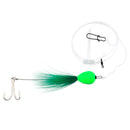 Aqua-Clear Mullet Rig w/Float & Hair-3
