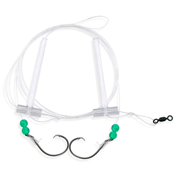 Aqua-Clear Triggerfish/Sheepshead Hi-Lo Circle Hook Rigs - 0