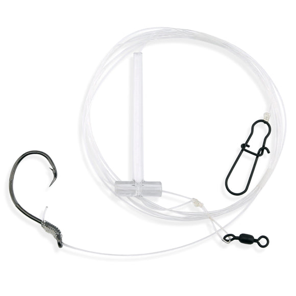 Aqua-Clear ST-5C Striped Bass Circle Hook Eel Dropper Loop Surf RigRig