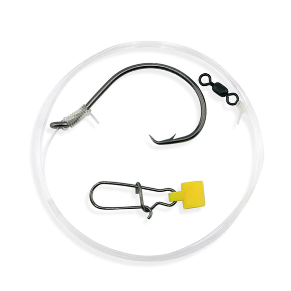 Aqua-Clear Striped Bass Chunk Bait Circle Hook Rigs w/Fish Finder