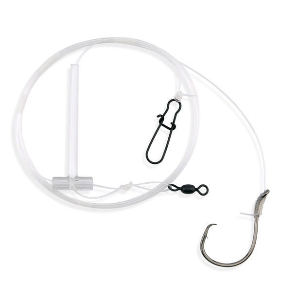 Aqua-Clear ST-7C Striped Bass 7/0 Circle Hook Eel Dropper Loop Rig