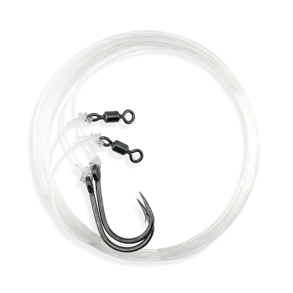 Aqua-Clear TN-7 Tuna Chunking Rigs 80lb Fluorocarbon 7/0 Hook