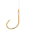 Eagle Claw 9212C1H Gold Circle Baitholder Striped Bass 18" Snelled Hooks 5pk-1