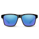 Suncloud A-Team - Black Frame Polarized Sunglasses Blue Mirror Lens-3