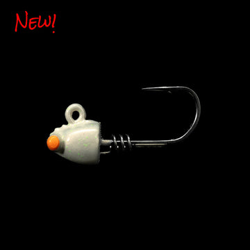 NLBN 3" Shrimp Jig Heads Wasabi